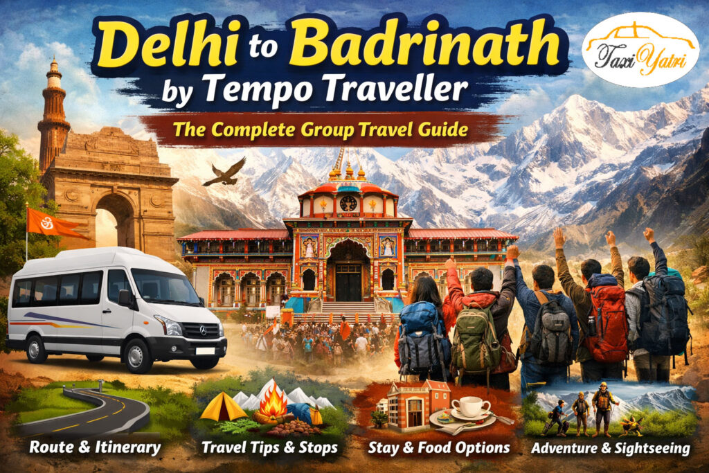 Delhi to Badrinath Tempo Traveller Road Trip