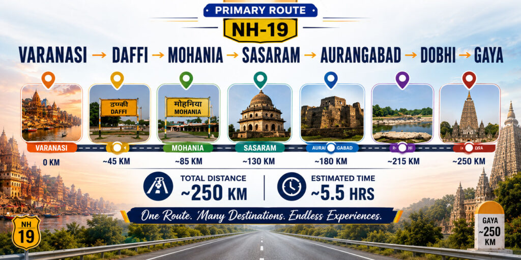 Varanasi Route