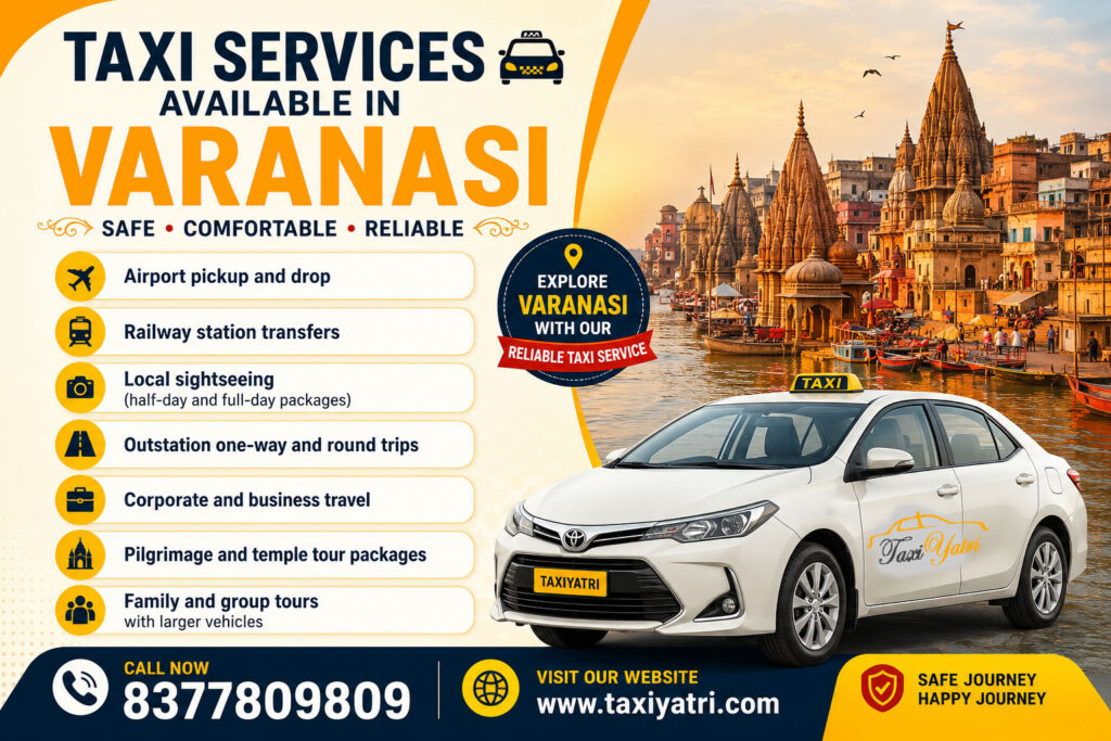 Taxi Services Available in Varanasi