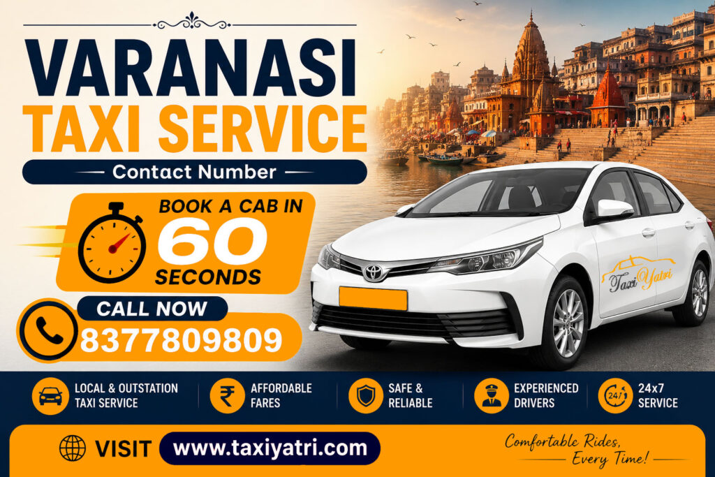 Varanasi Taxi Service Contact Number