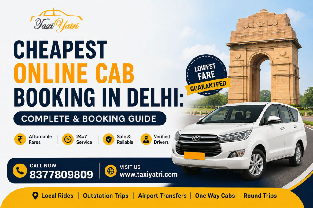 Cheapest Online Cab Booking Delhi
