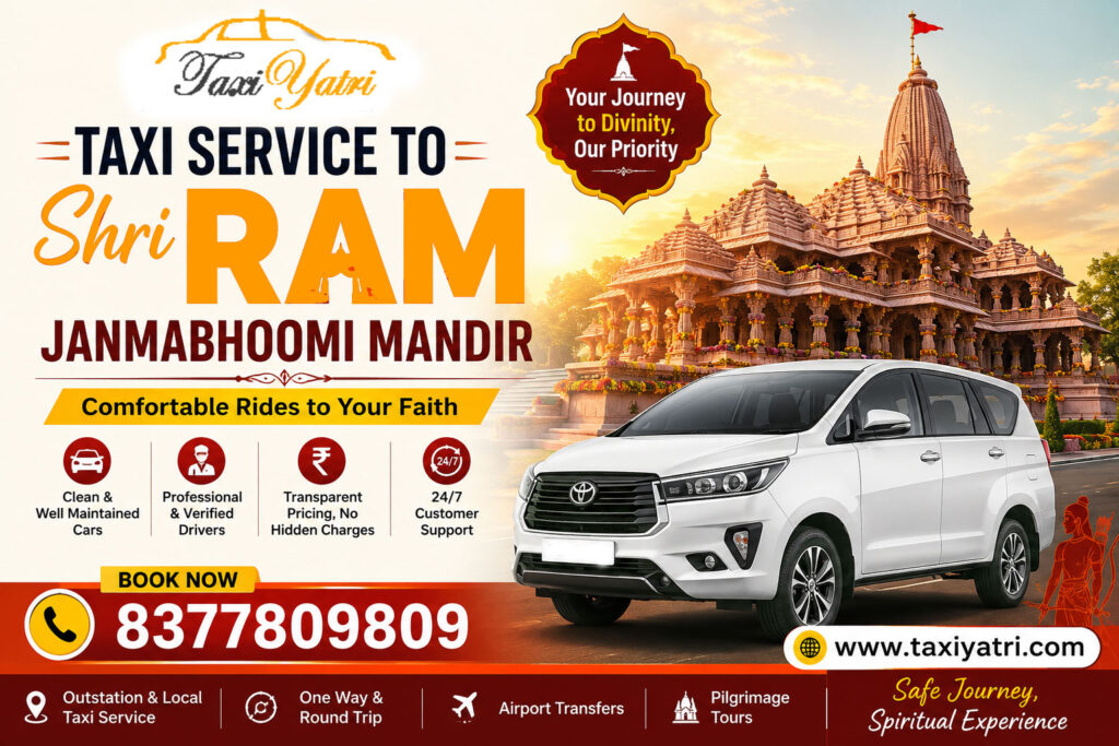 Taxi Service to Shri Ram Janmabhoomi Mandir