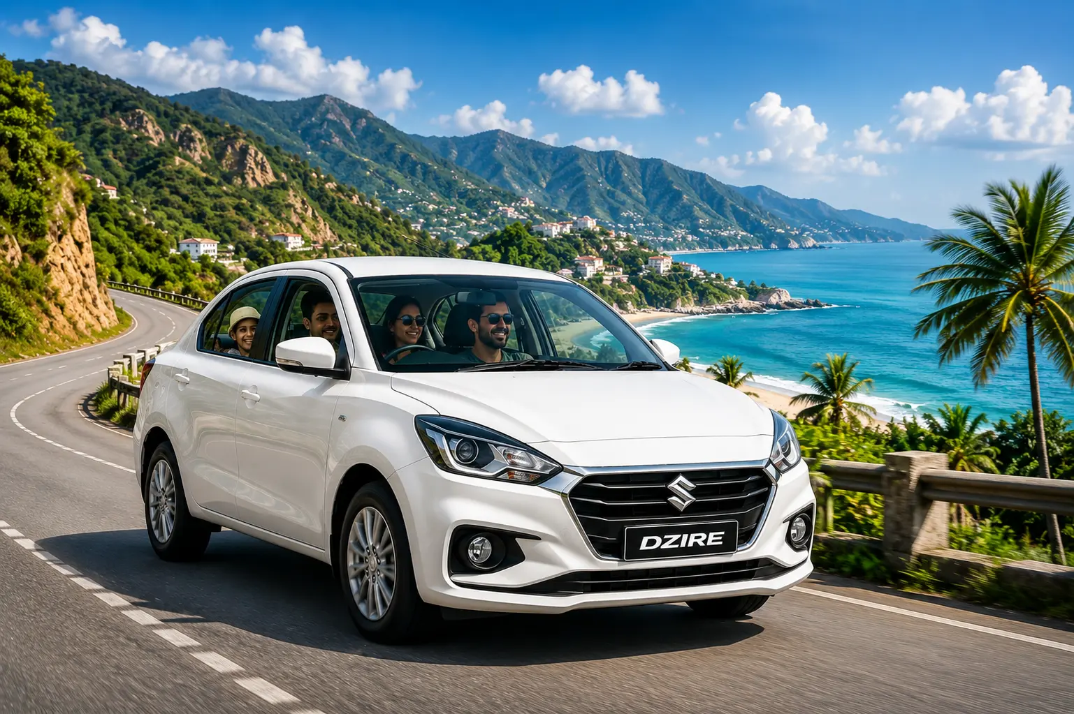 Dzire outstation vacation cab from HBR Layout