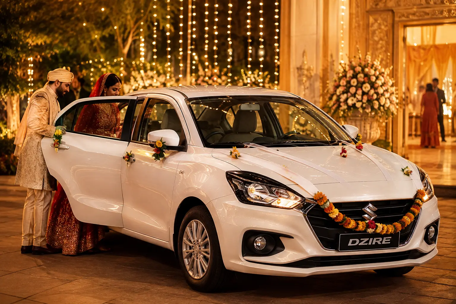 Dzire wedding cab from HBR Layout
